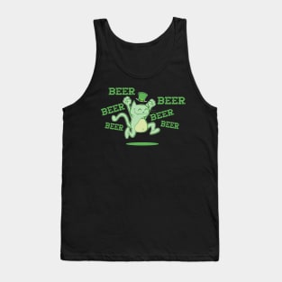 BEER CAT ST. PATS Tank Top